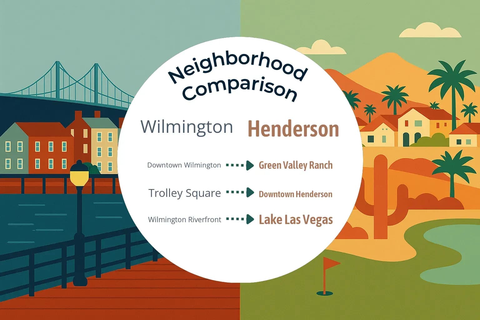 Wilmington vs Henderson Neighborhood Comparison