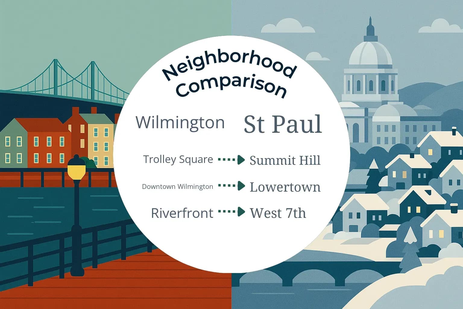 Wilmington vs St. Paul Neighborhood Comparison
