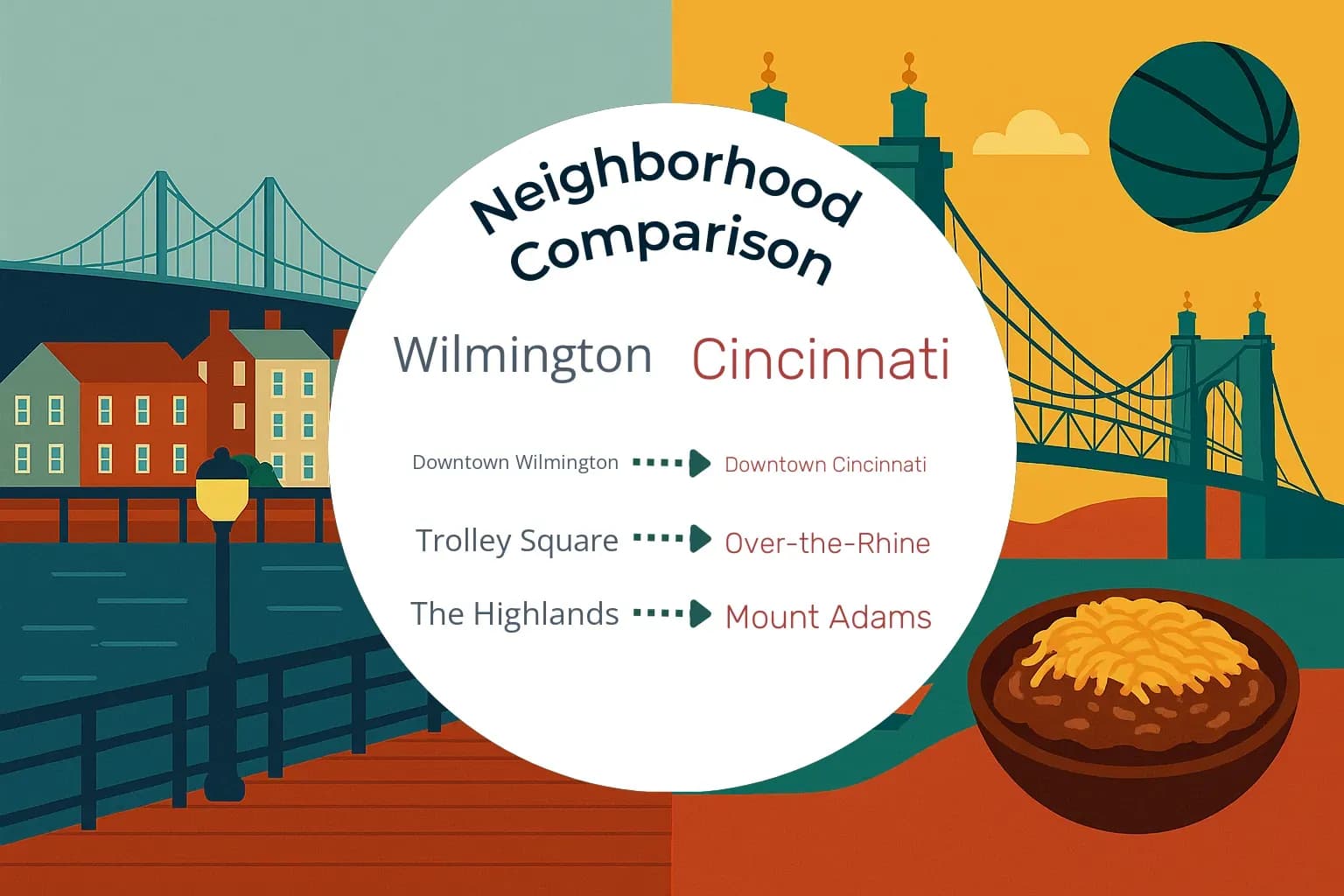 Wilmington vs Cincinnati Neighborhood Comparison