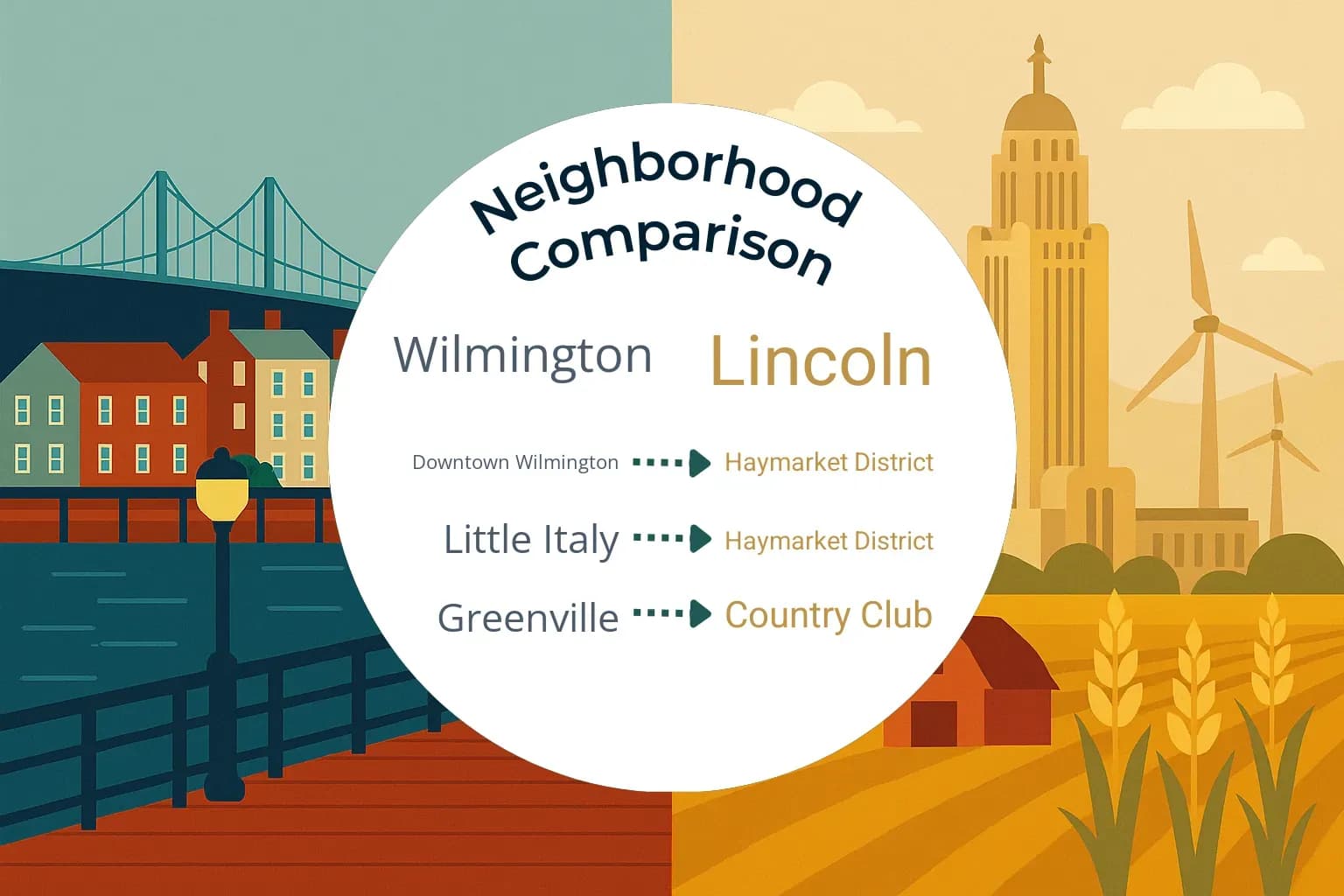 Wilmington vs Lincoln Neighborhood Comparison