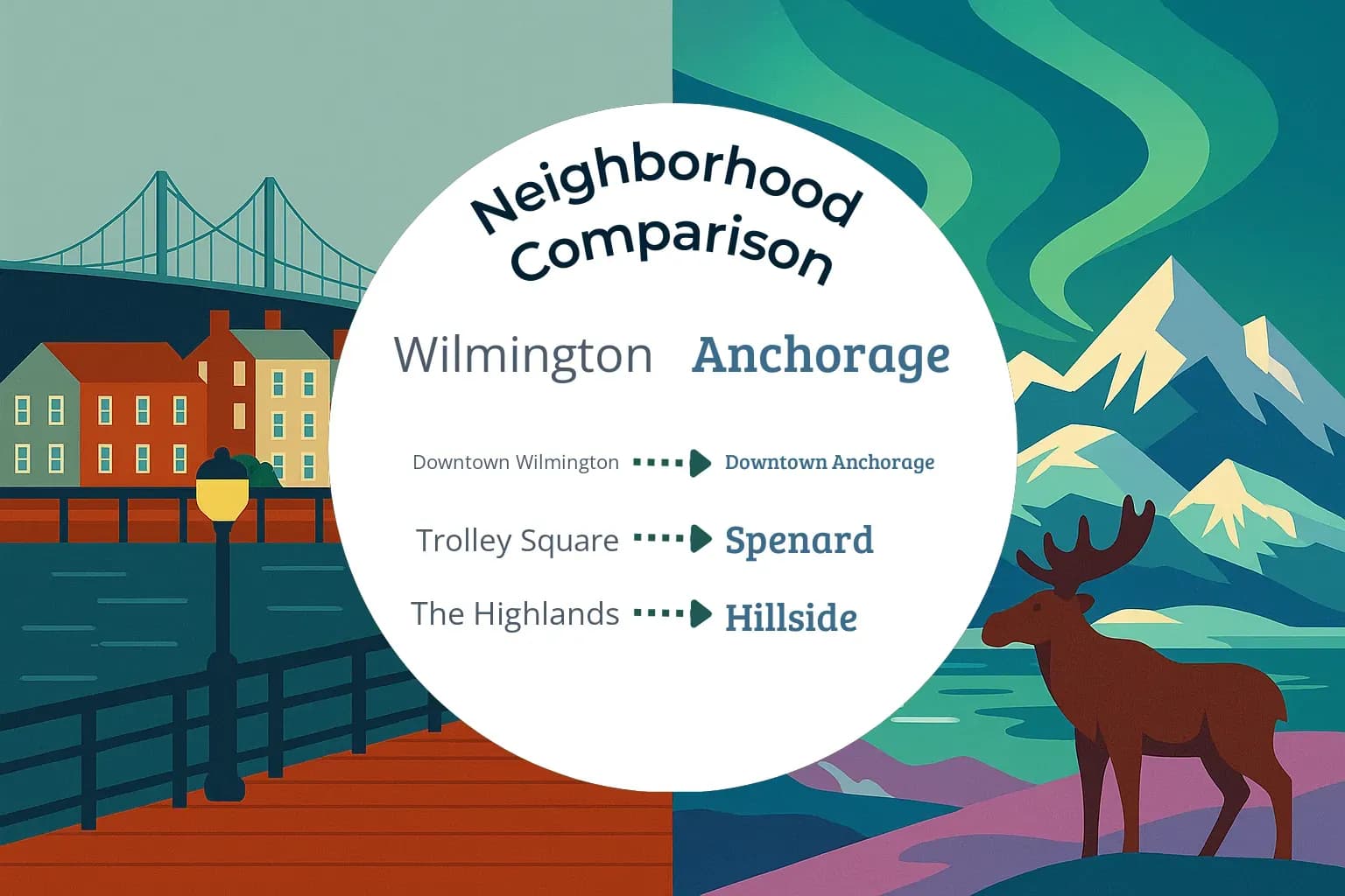 Wilmington vs Anchorage Neighborhood Comparison