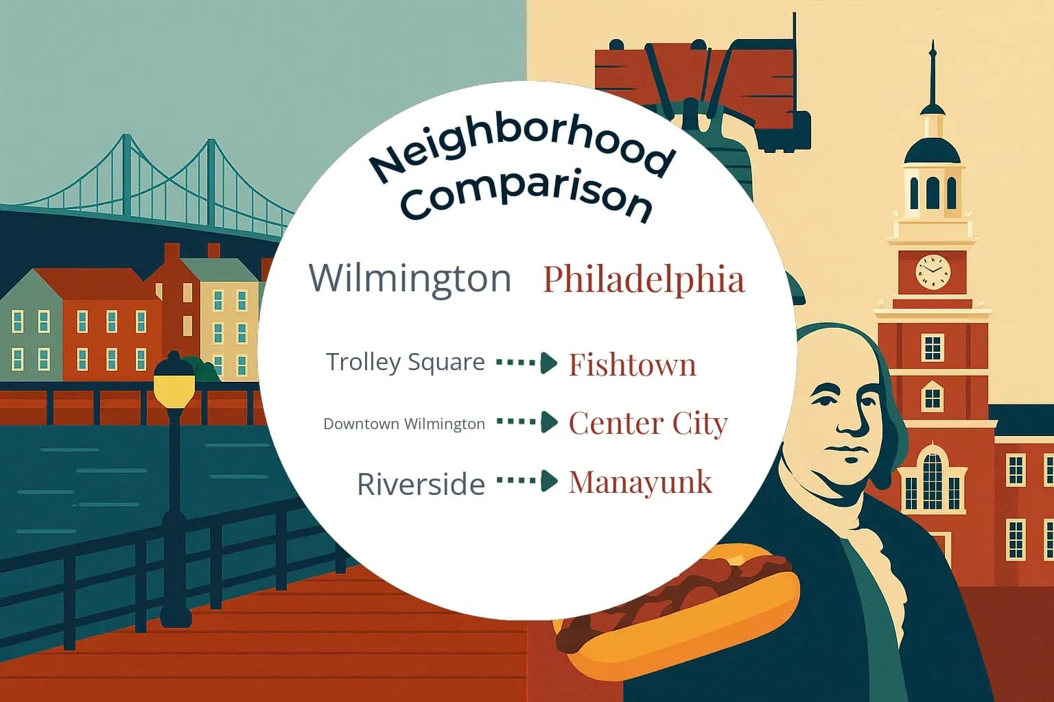 Wilmington vs Philadelphia Neighborhood Comparison