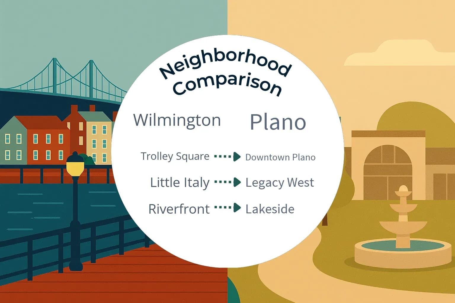 Wilmington vs Plano Neighborhood Comparison