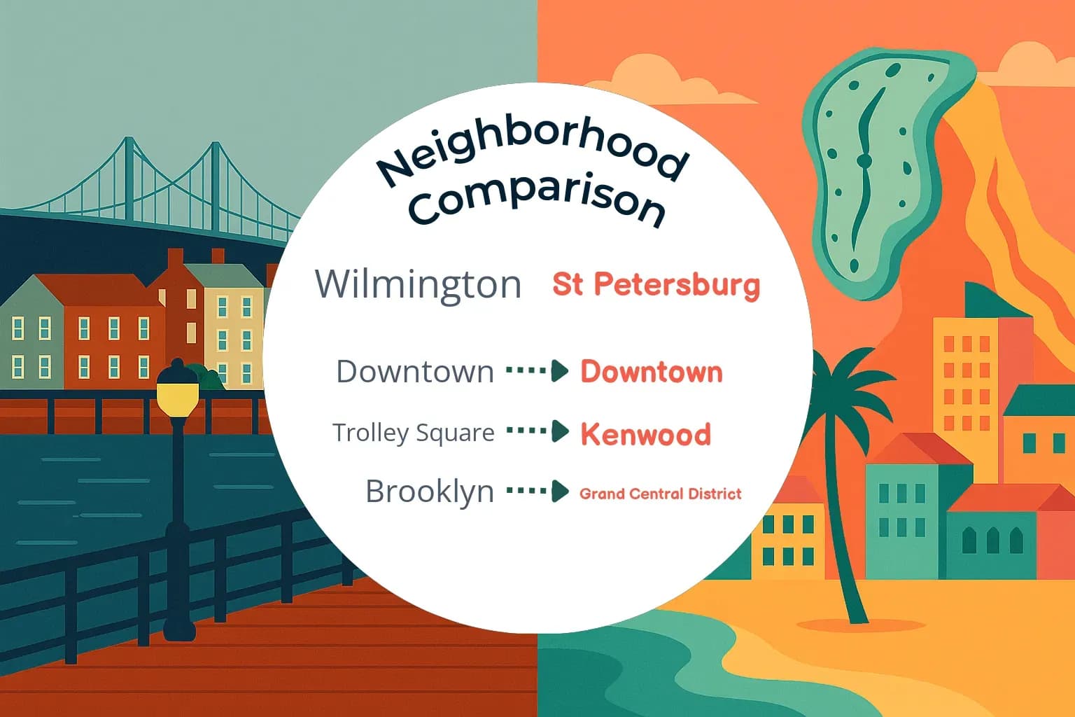 Wilmington vs St. Petersburg Neighborhood Comparison