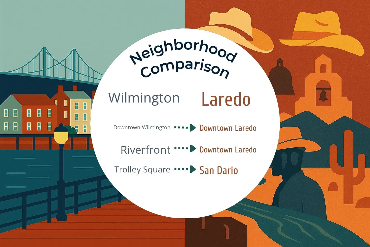 Wilmington vs Laredo Neighborhood Comparison
