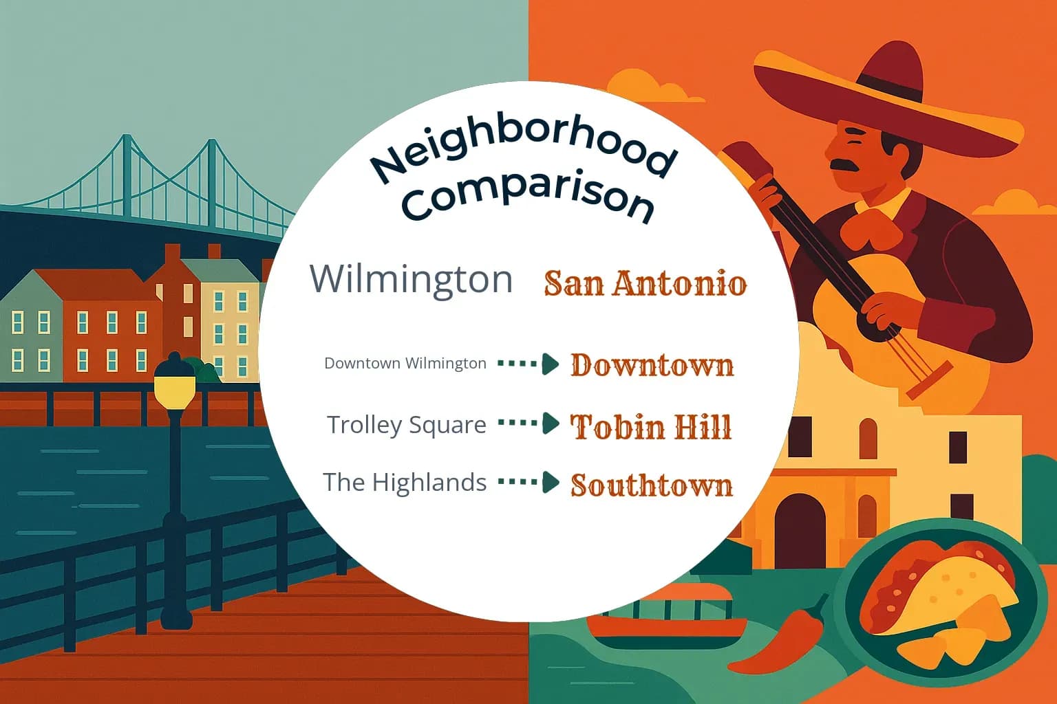 Wilmington vs San Antonio Neighborhood Comparison