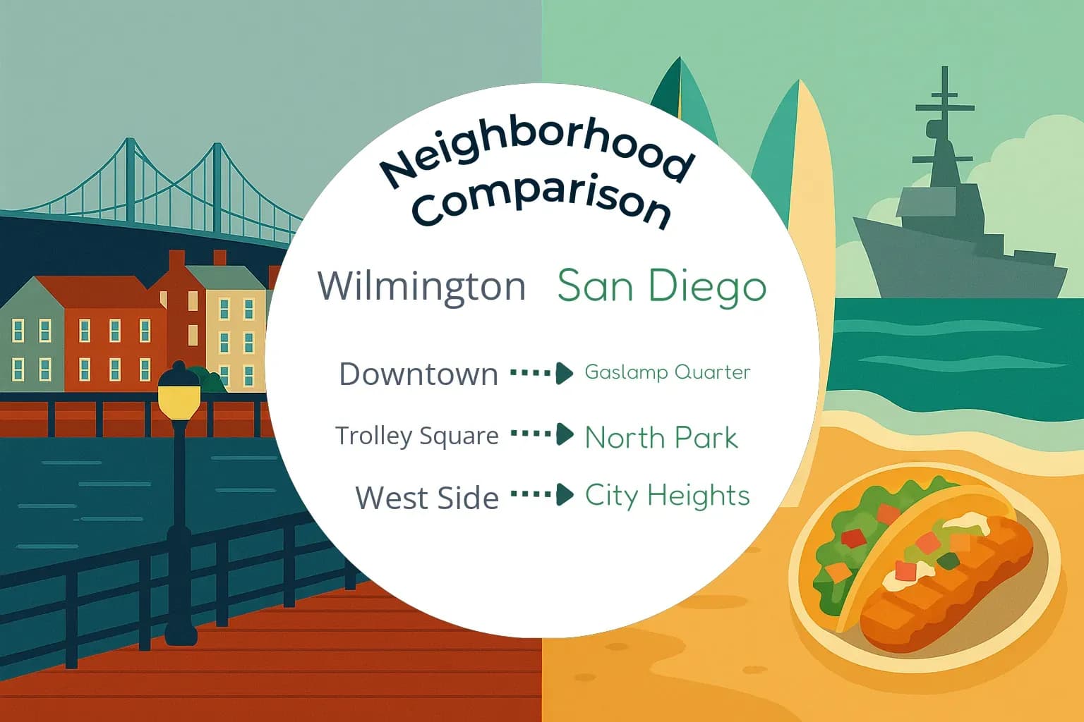 Wilmington vs San Diego Neighborhood Comparison