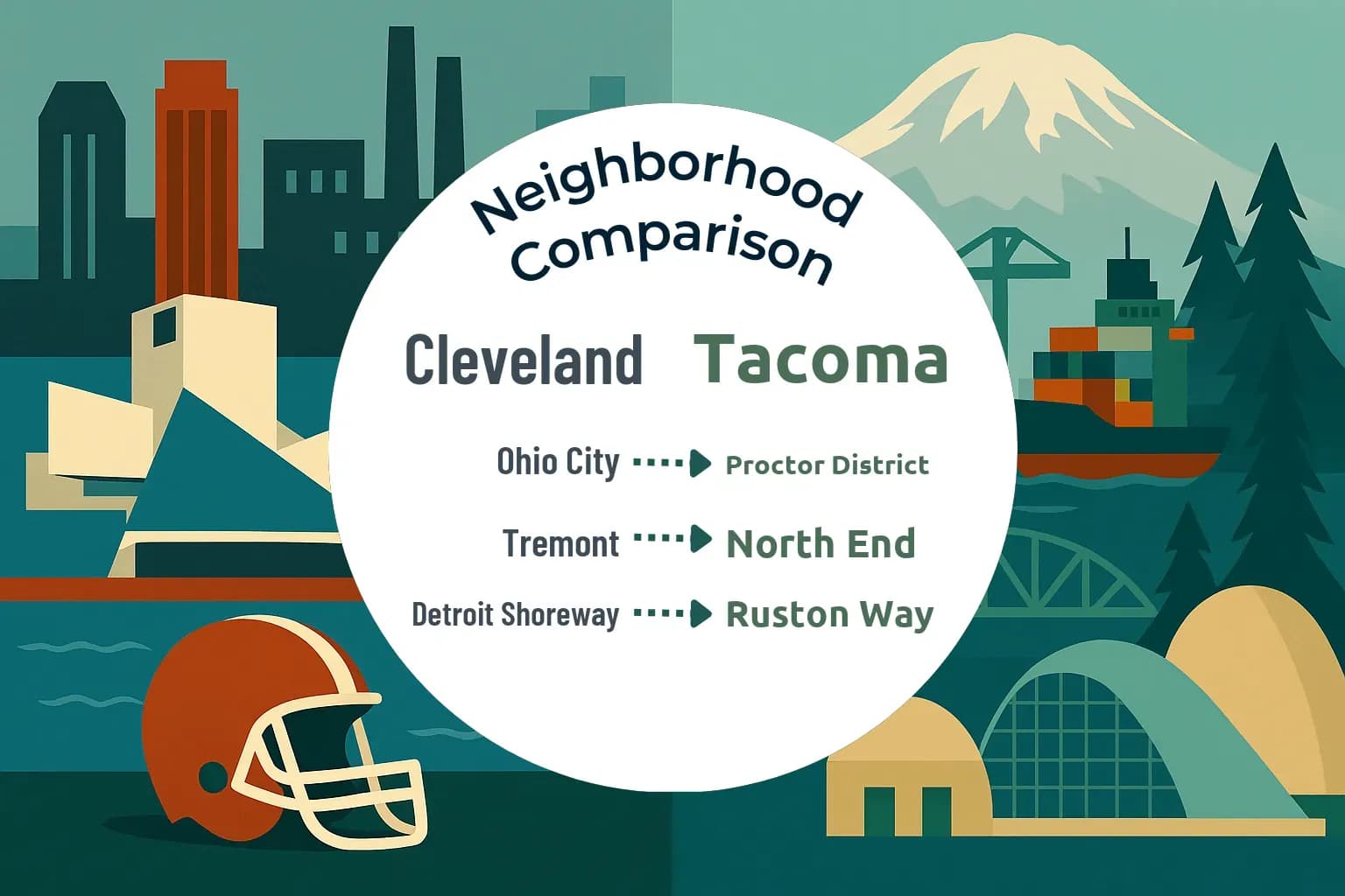 Cleveland vs Tacoma Neighborhood Comparison