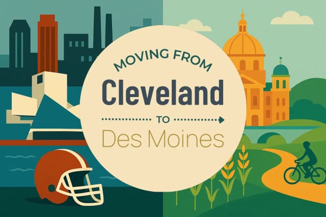Moving from Cleveland to Des Moines