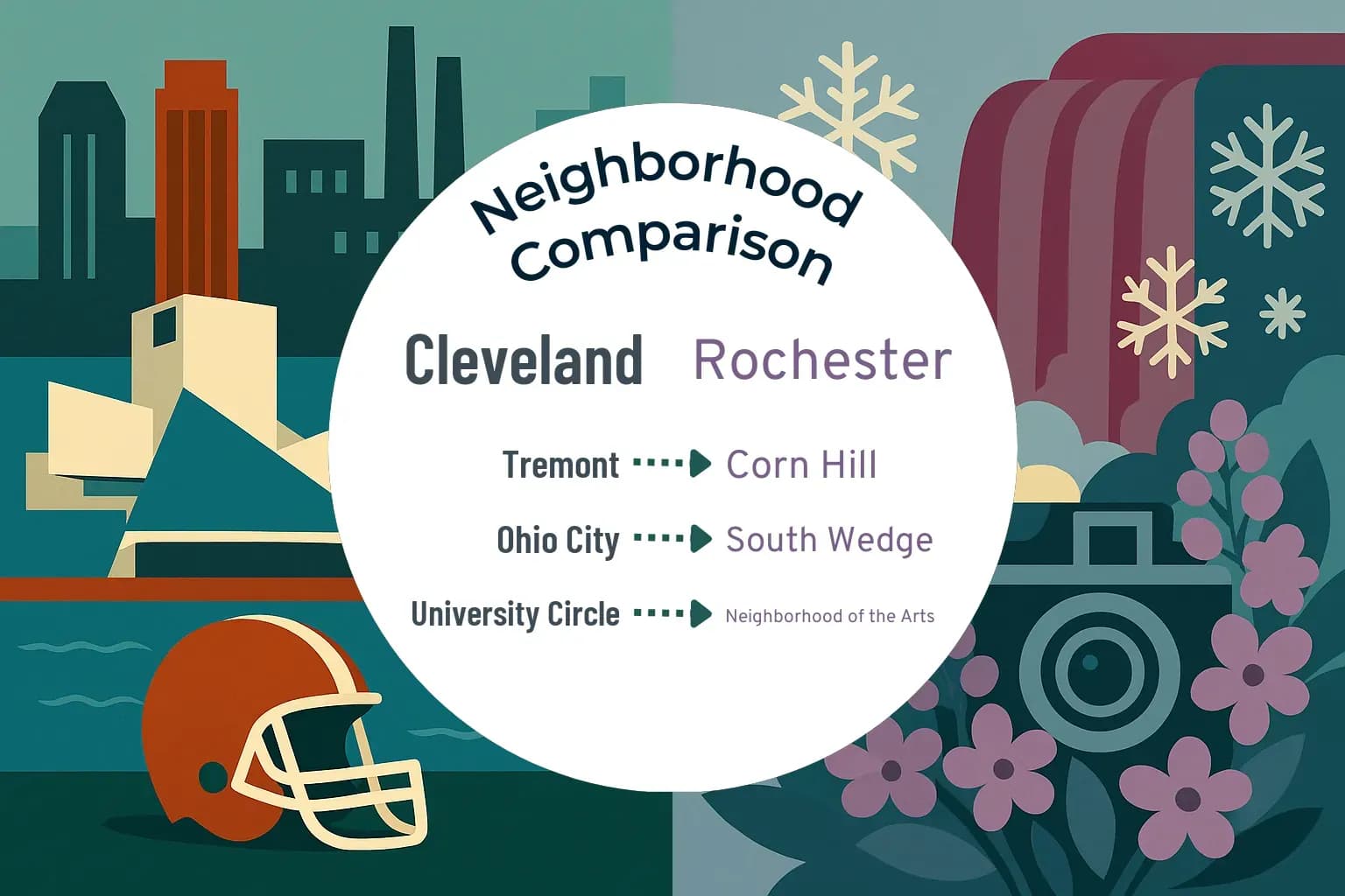 Cleveland vs Rochester Neighborhood Comparison
