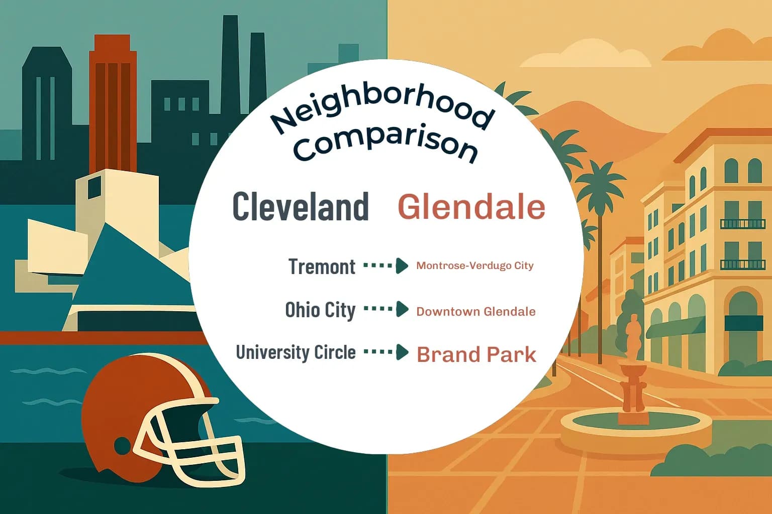 Cleveland vs Glendale Neighborhood Comparison