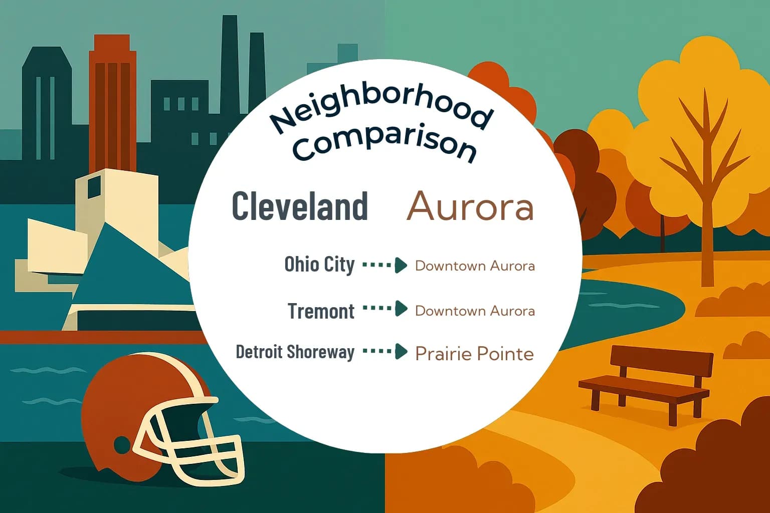 Cleveland vs Aurora Neighborhood Comparison