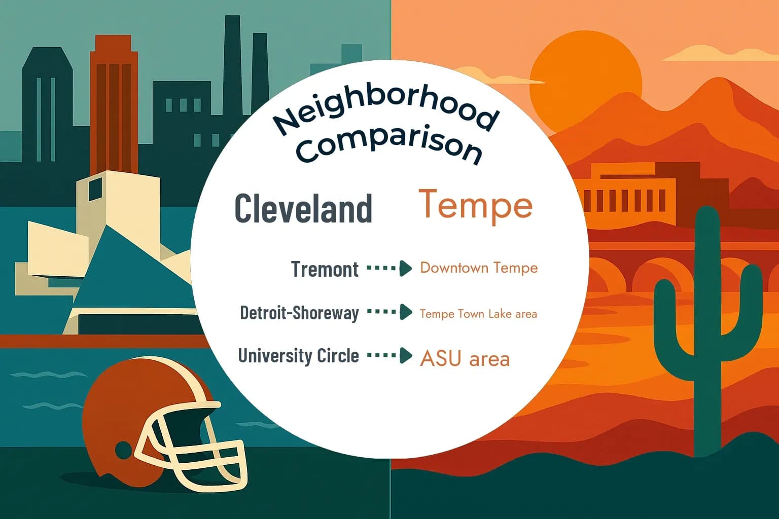 Cleveland vs Tempe Neighborhood Comparison