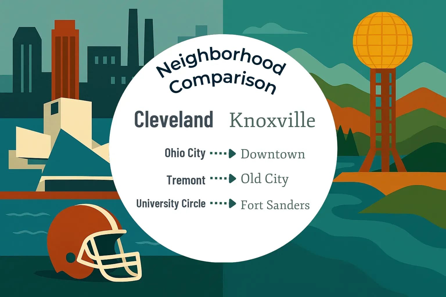 Cleveland vs Knoxville Neighborhood Comparison