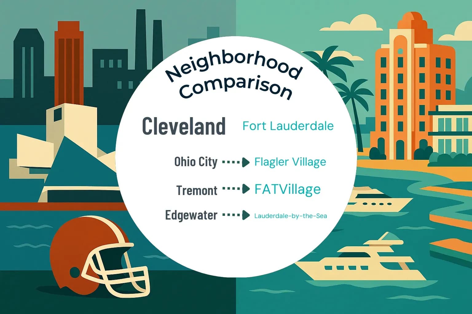 Cleveland vs Fort Lauderdale Neighborhood Comparison