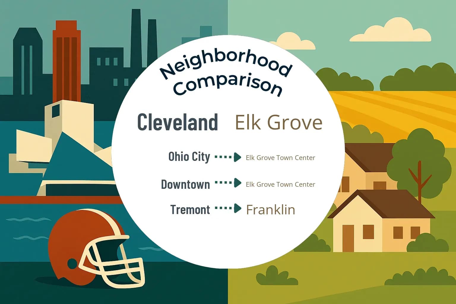 Cleveland vs Elk Grove Neighborhood Comparison