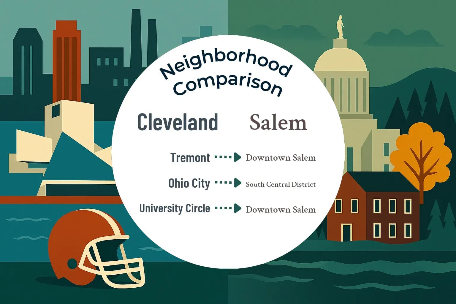 Cleveland vs Salem Neighborhood Comparison