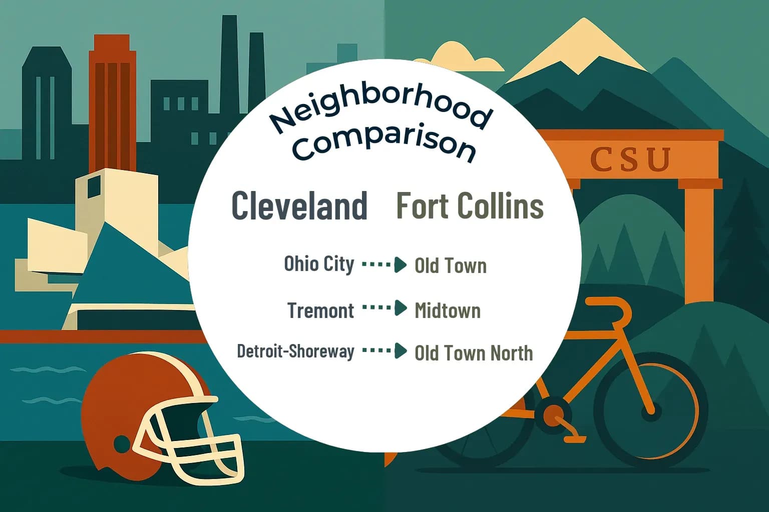 Cleveland vs Fort Collins Neighborhood Comparison