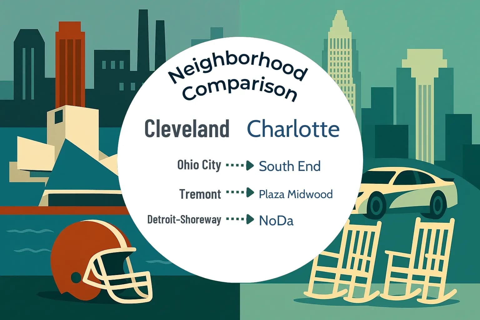 Cleveland vs Charlotte Neighborhood Comparison