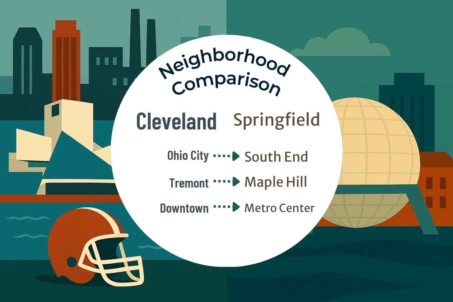 Cleveland vs Springfield Neighborhood Comparison