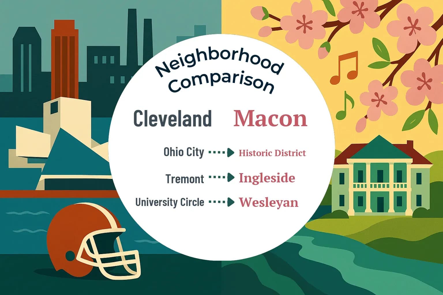 Cleveland vs Macon Neighborhood Comparison