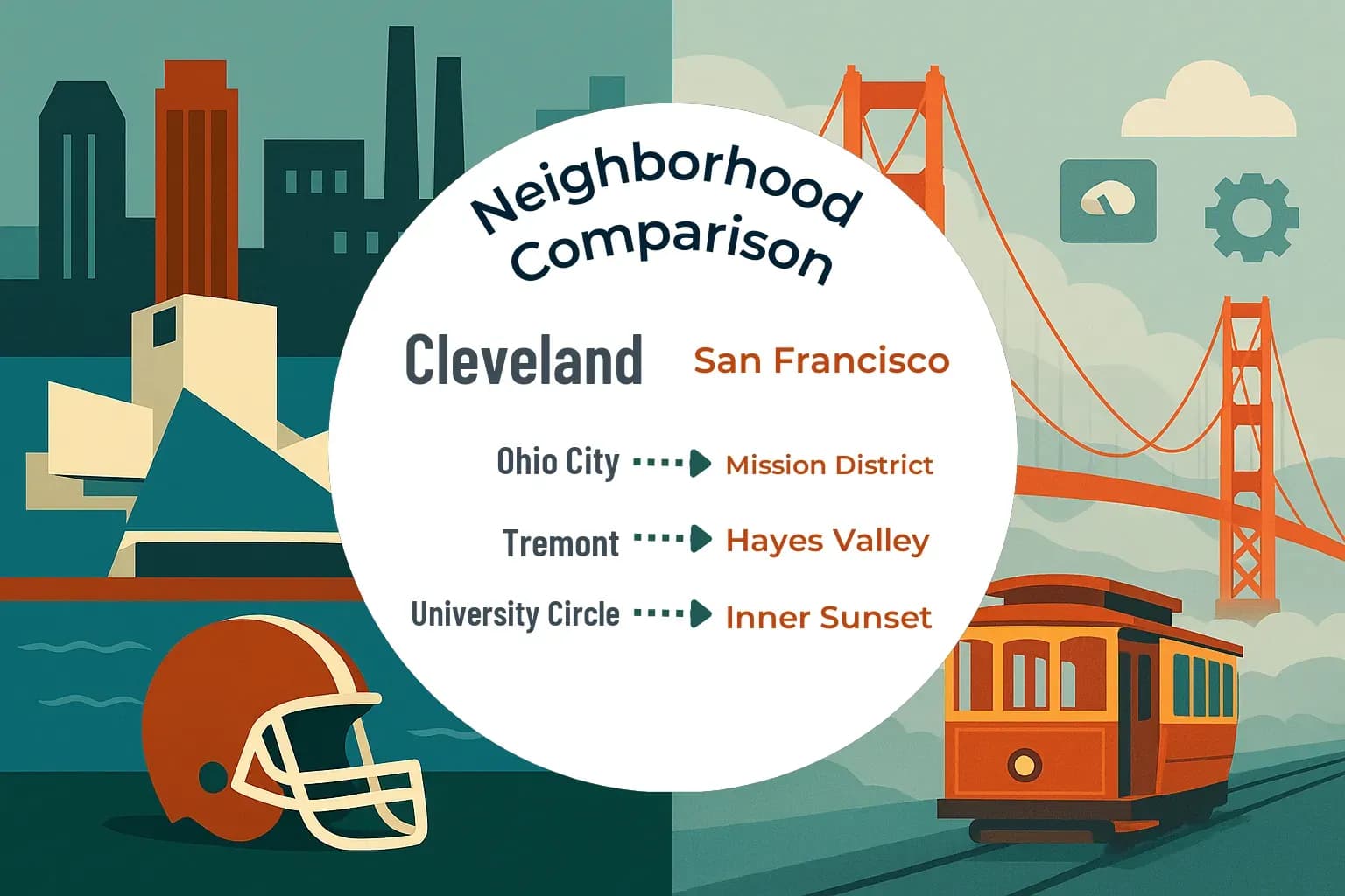 Cleveland vs San Francisco Neighborhood Comparison