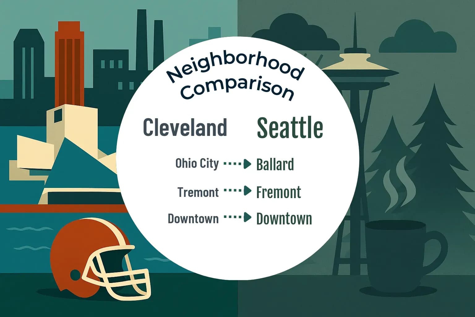 Cleveland vs Seattle Neighborhood Comparison