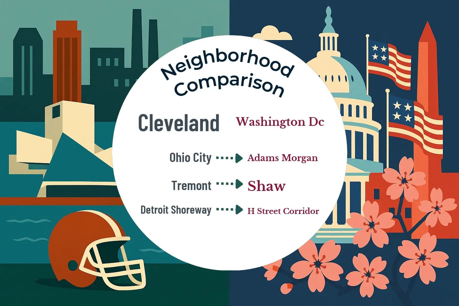 Cleveland vs Washington DC Neighborhood Comparison