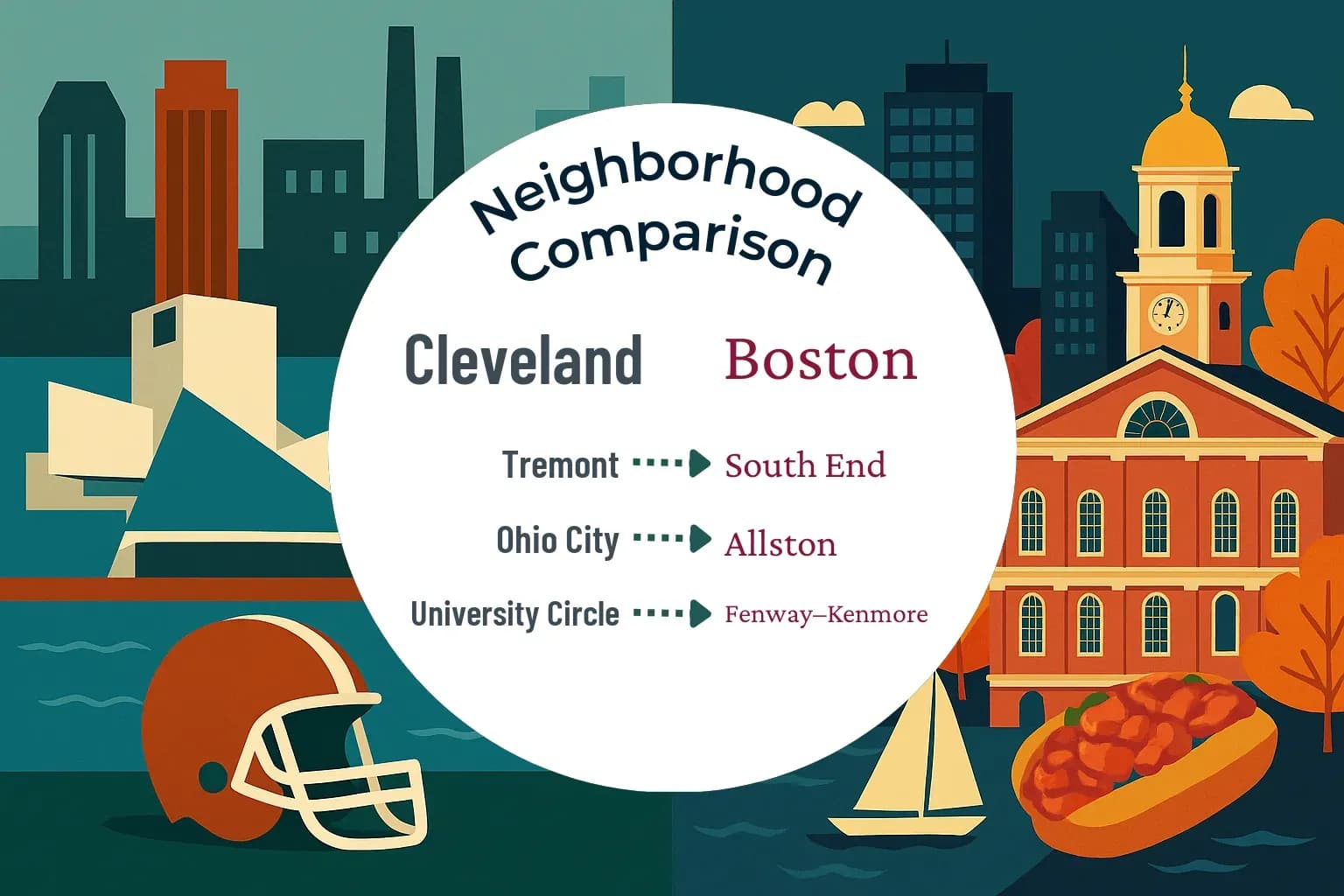 Cleveland vs Boston Neighborhood Comparison