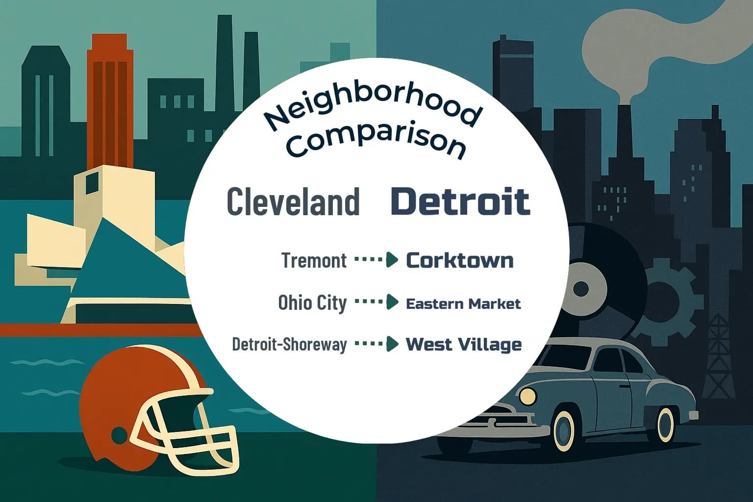 Cleveland vs Detroit Neighborhood Comparison