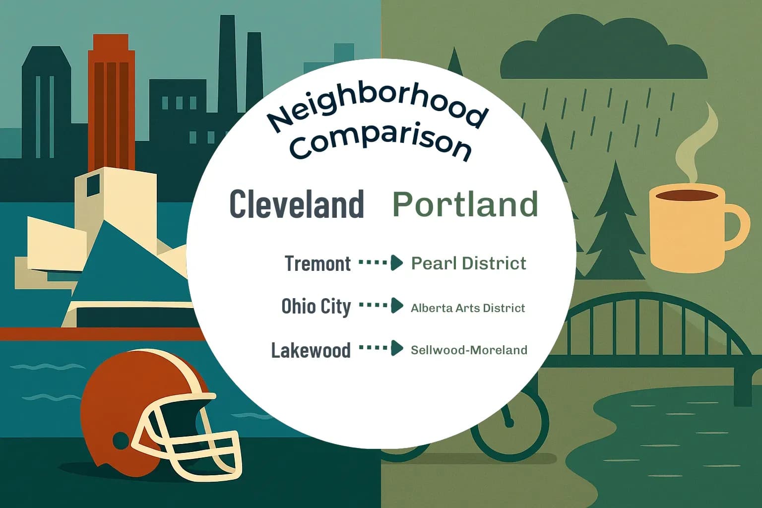 Cleveland vs Portland Neighborhood Comparison