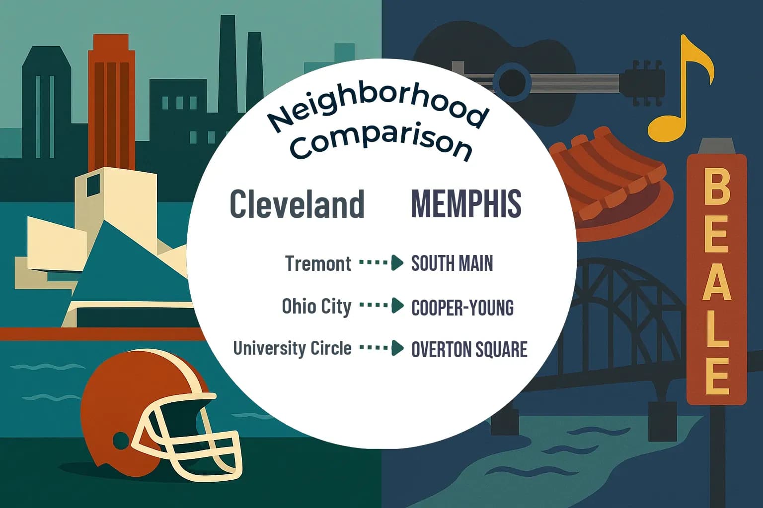 Cleveland vs Memphis Neighborhood Comparison