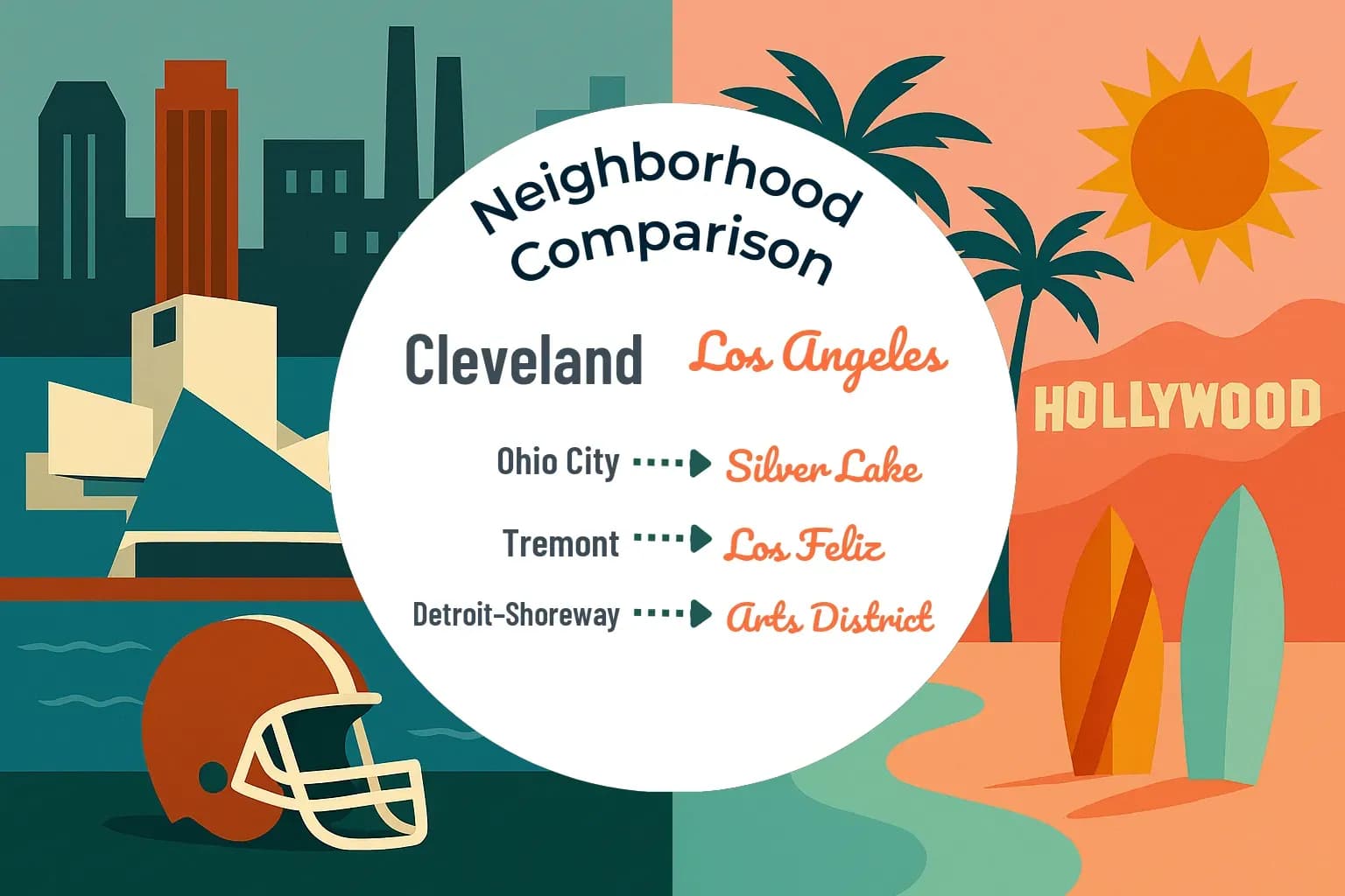 Cleveland vs Los Angeles Neighborhood Comparison