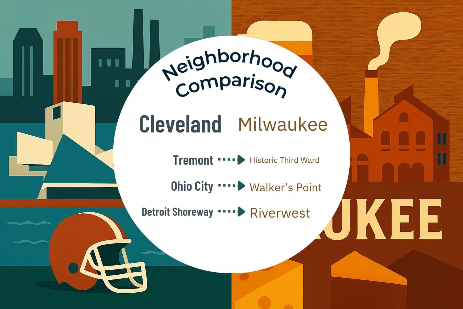 Cleveland vs Milwaukee Neighborhood Comparison