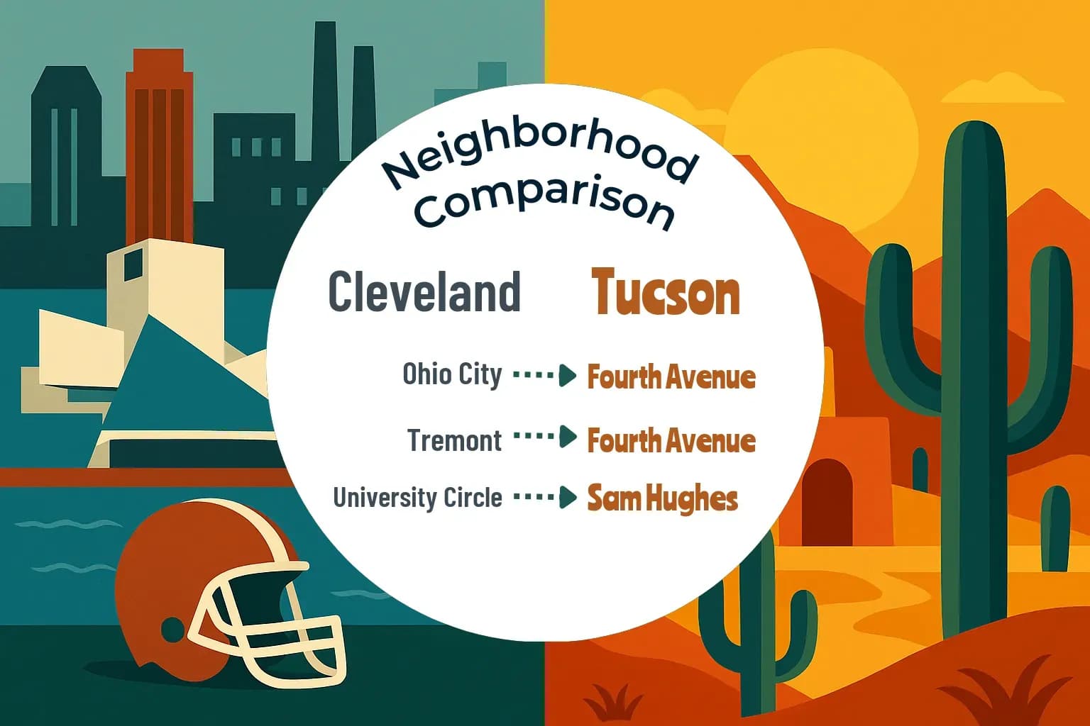 Cleveland vs Tucson Neighborhood Comparison