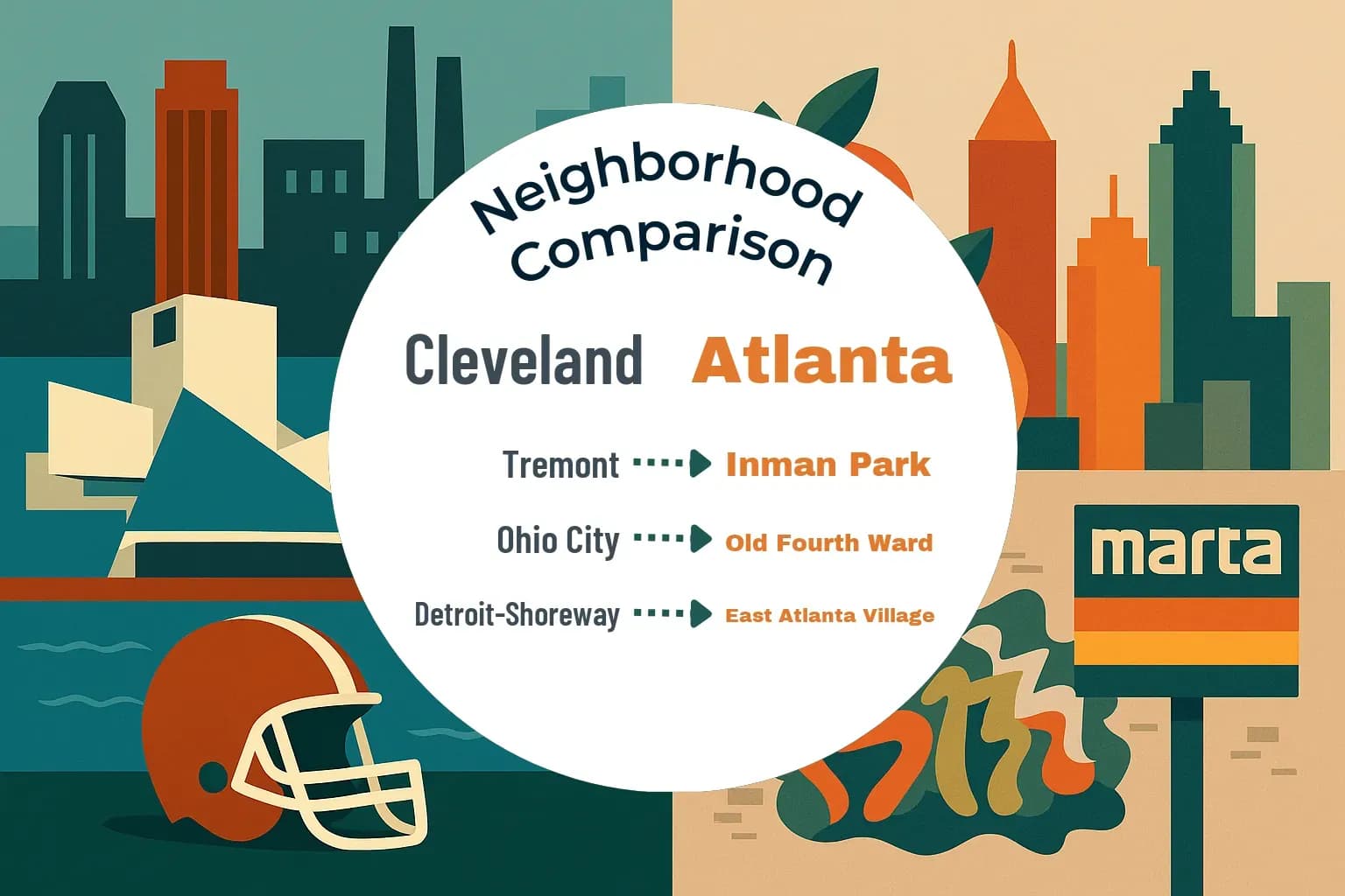 Cleveland vs Atlanta Neighborhood Comparison