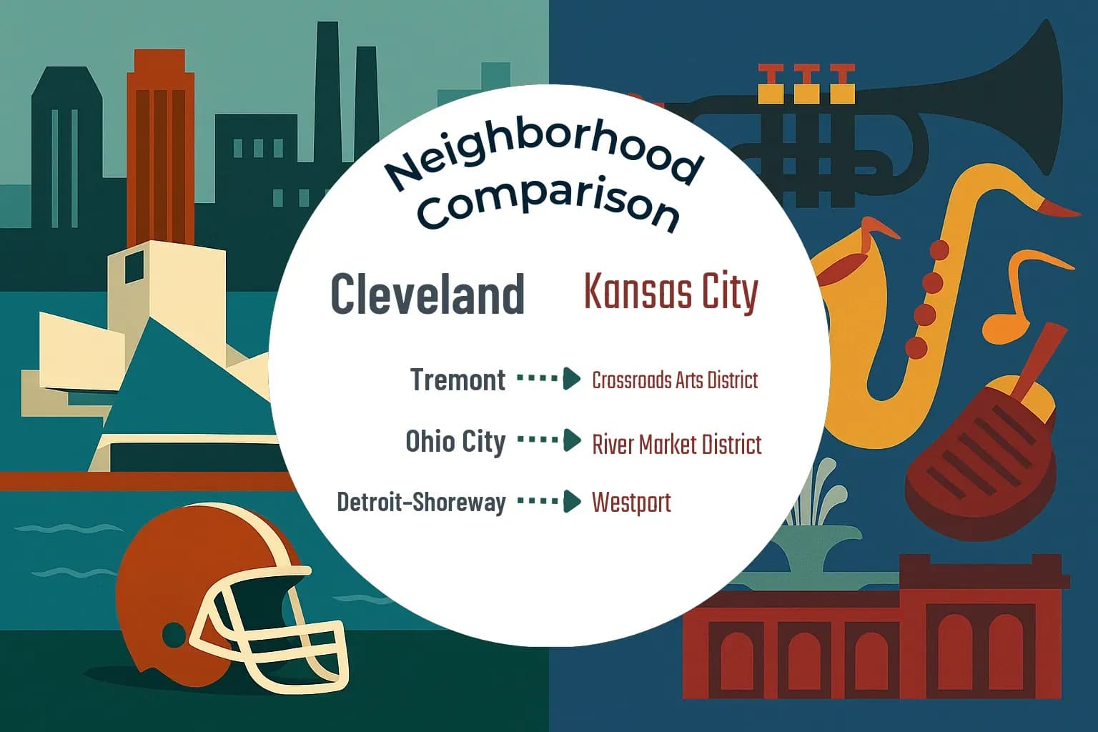 Cleveland vs Kansas City Neighborhood Comparison
