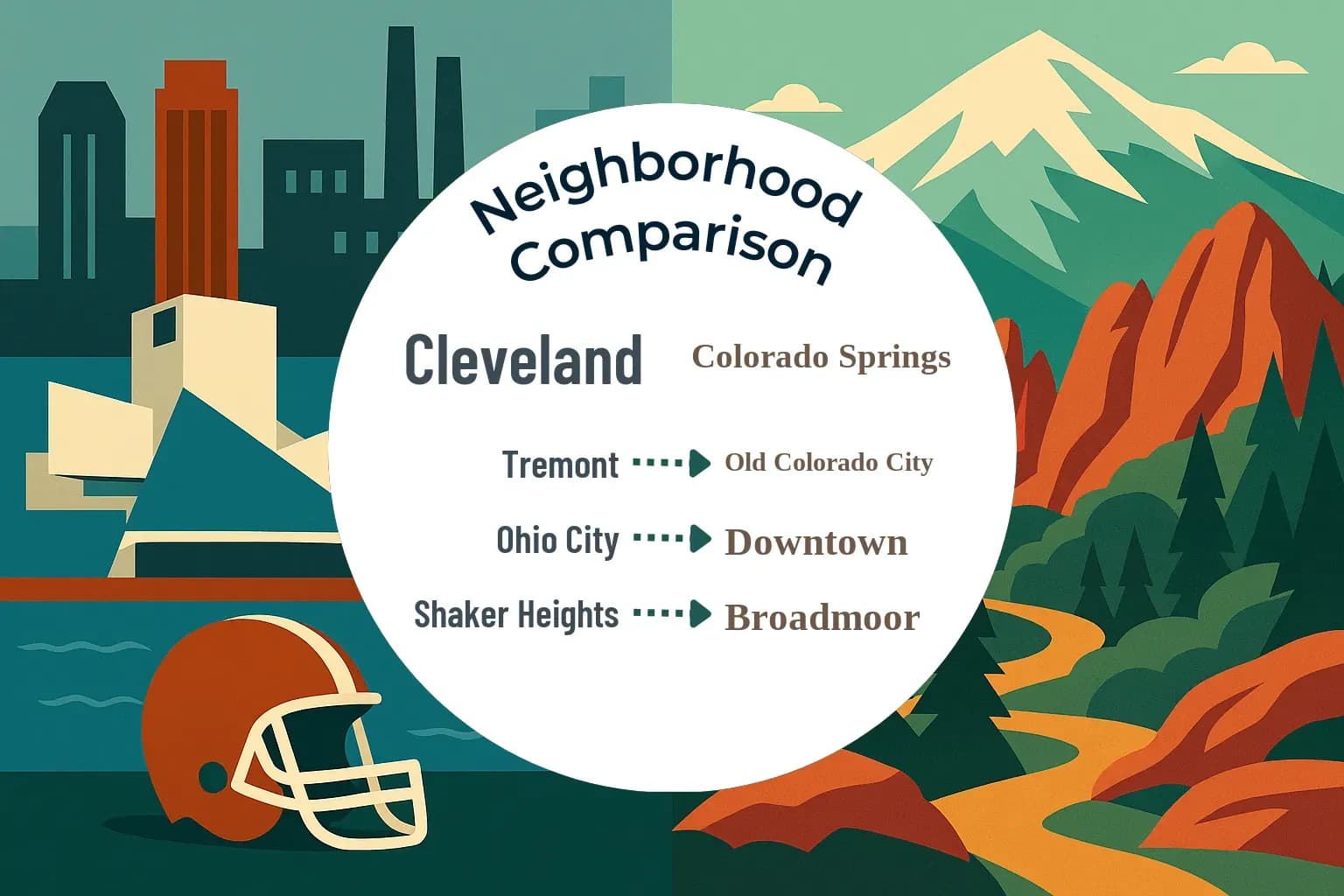 Cleveland vs Colorado Springs Neighborhood Comparison