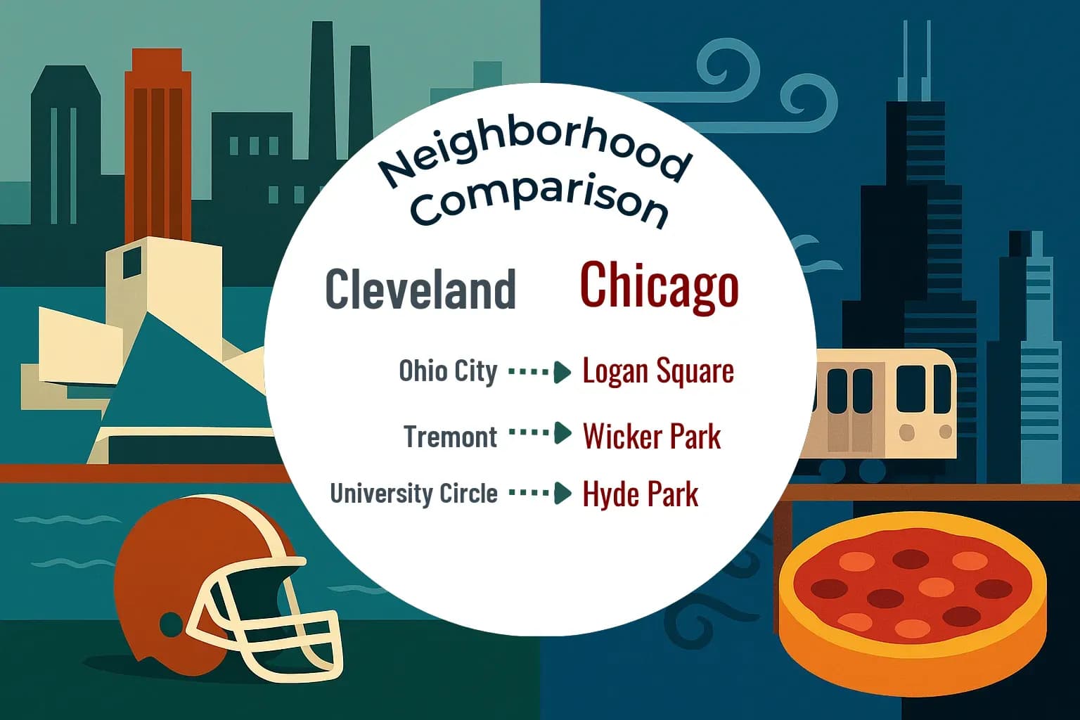Cleveland vs Chicago Neighborhood Comparison