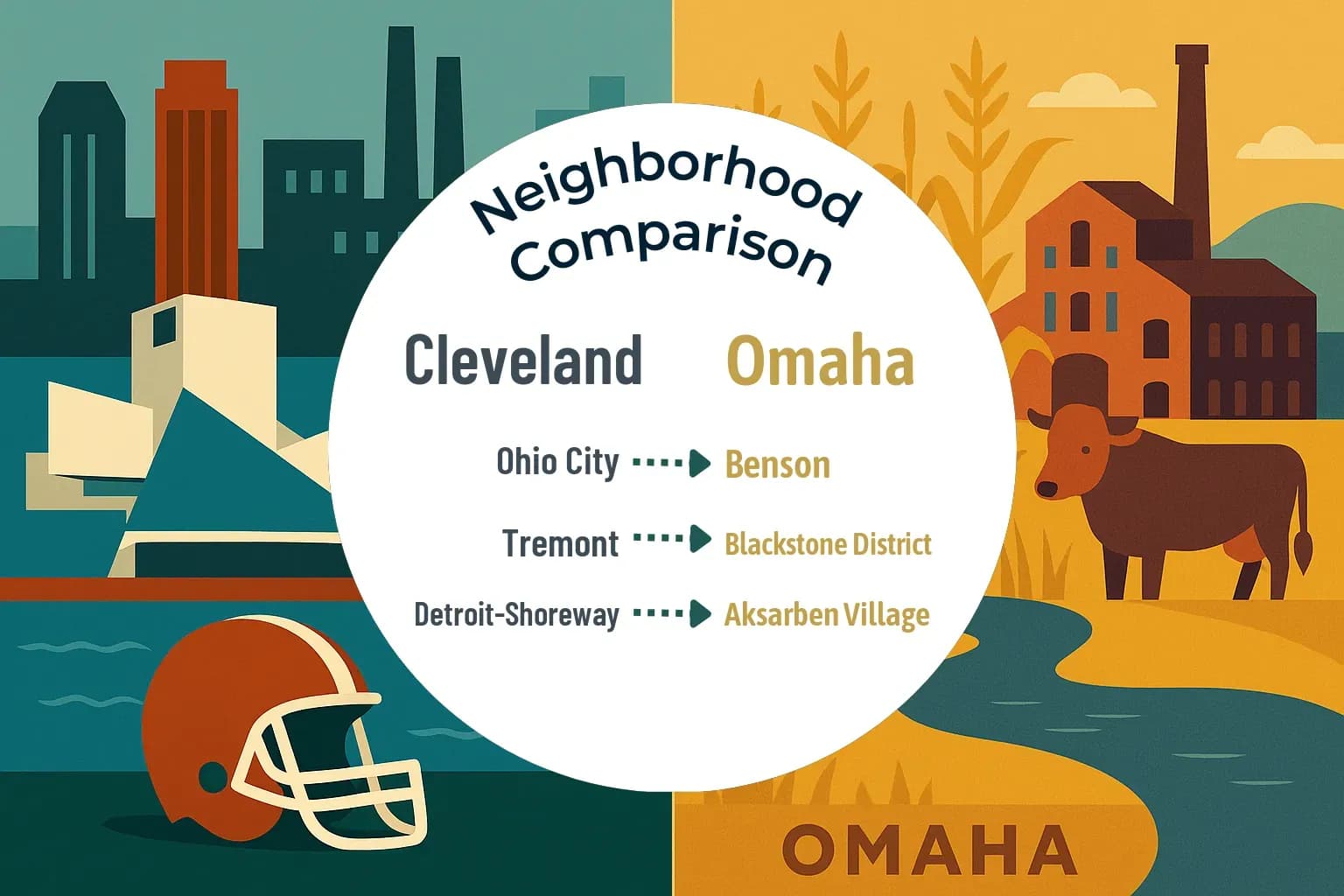Cleveland vs Omaha Neighborhood Comparison