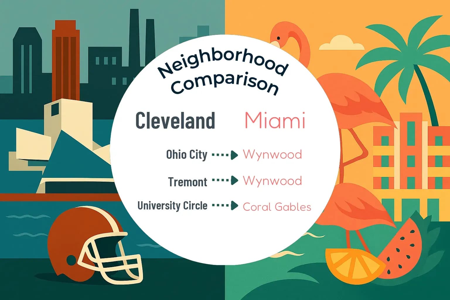 Cleveland vs Miami Neighborhood Comparison