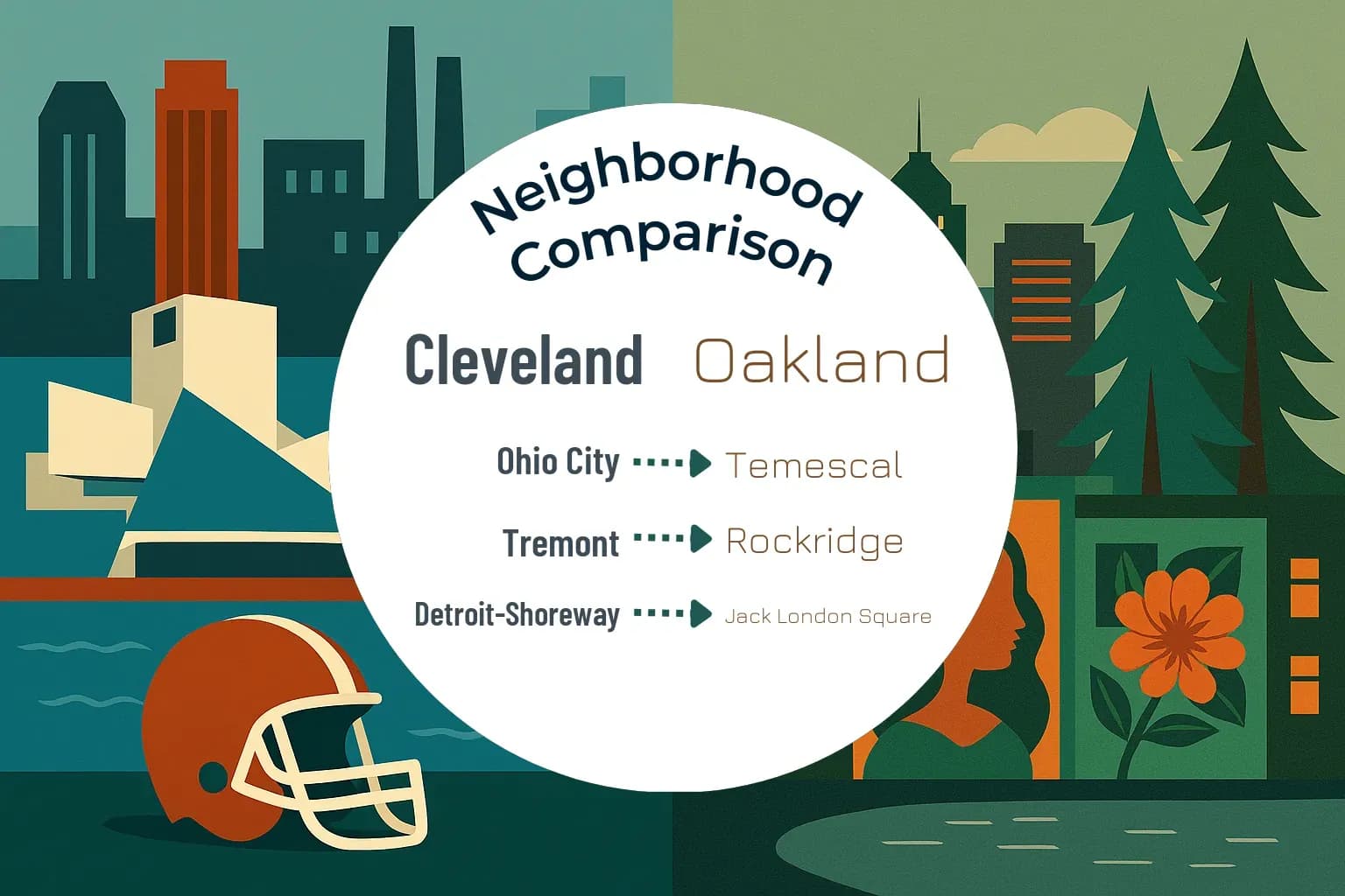 Cleveland vs Oakland Neighborhood Comparison