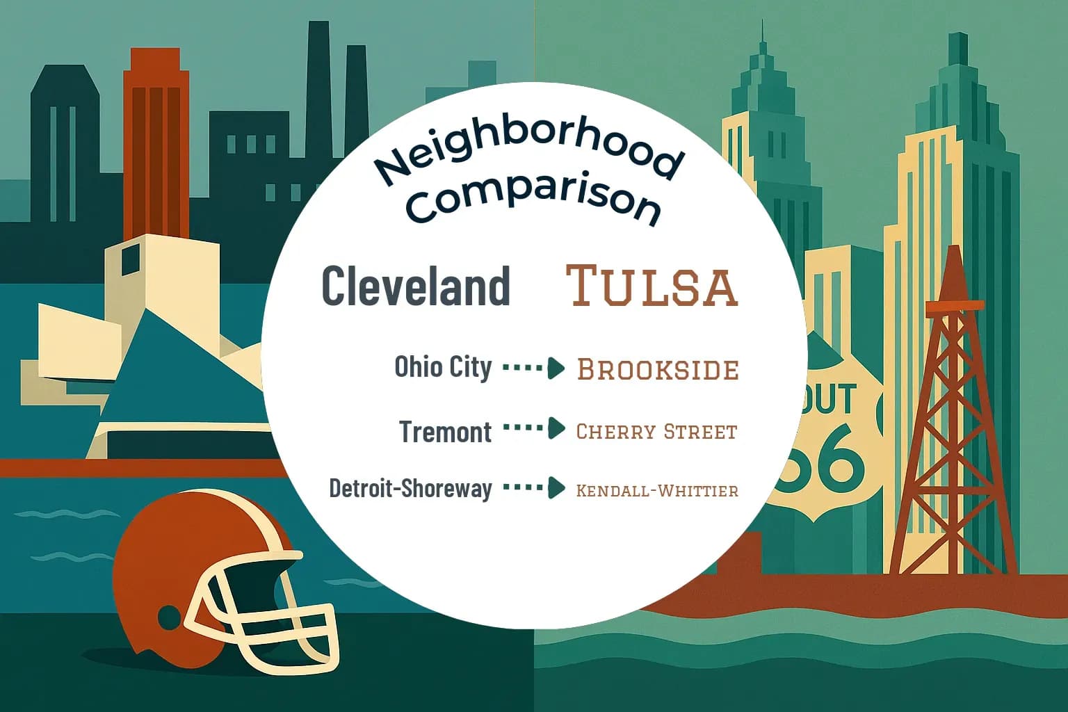 Cleveland vs Tulsa Neighborhood Comparison