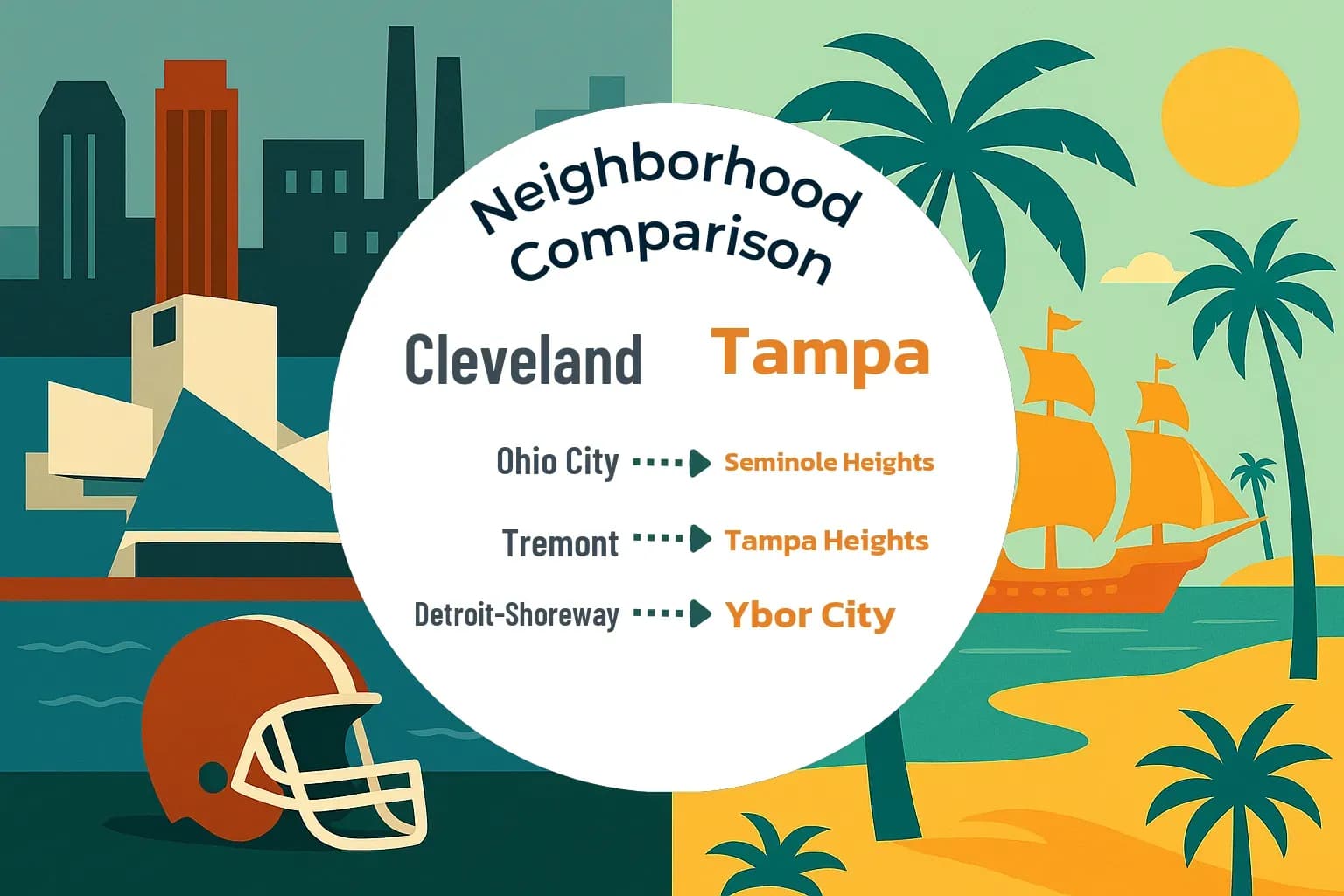 Cleveland vs Tampa Neighborhood Comparison