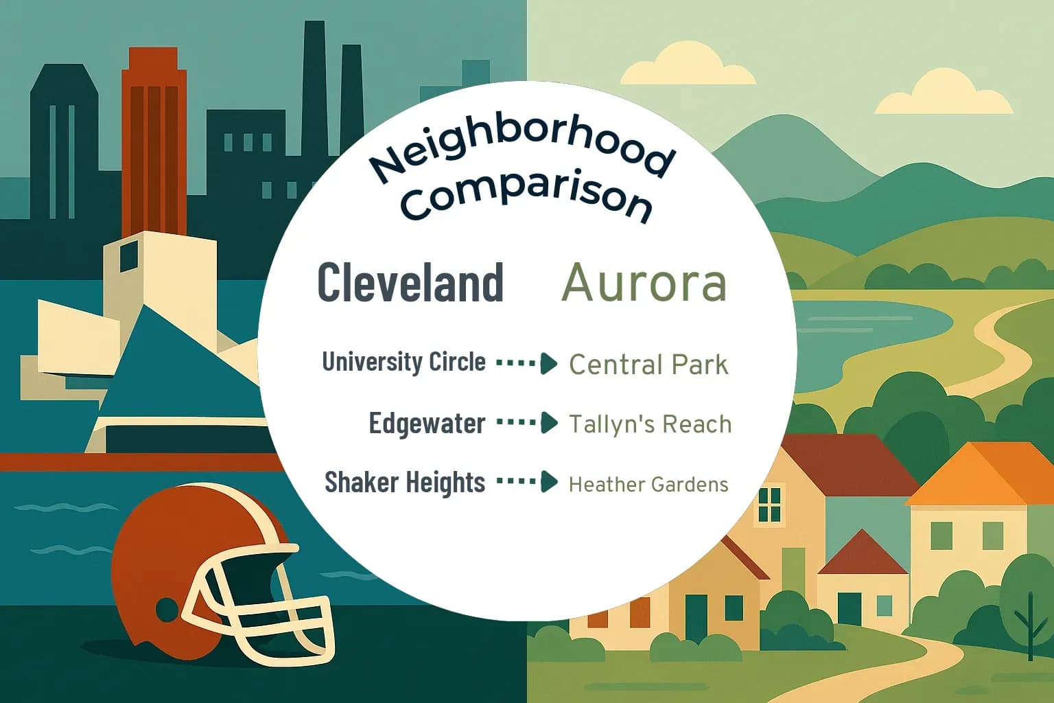 Cleveland vs Aurora Neighborhood Comparison