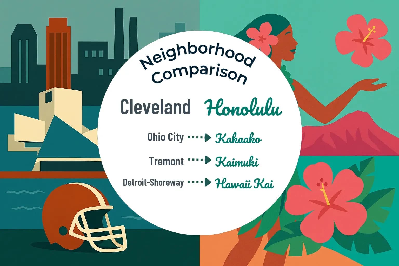 Cleveland vs Honolulu Neighborhood Comparison