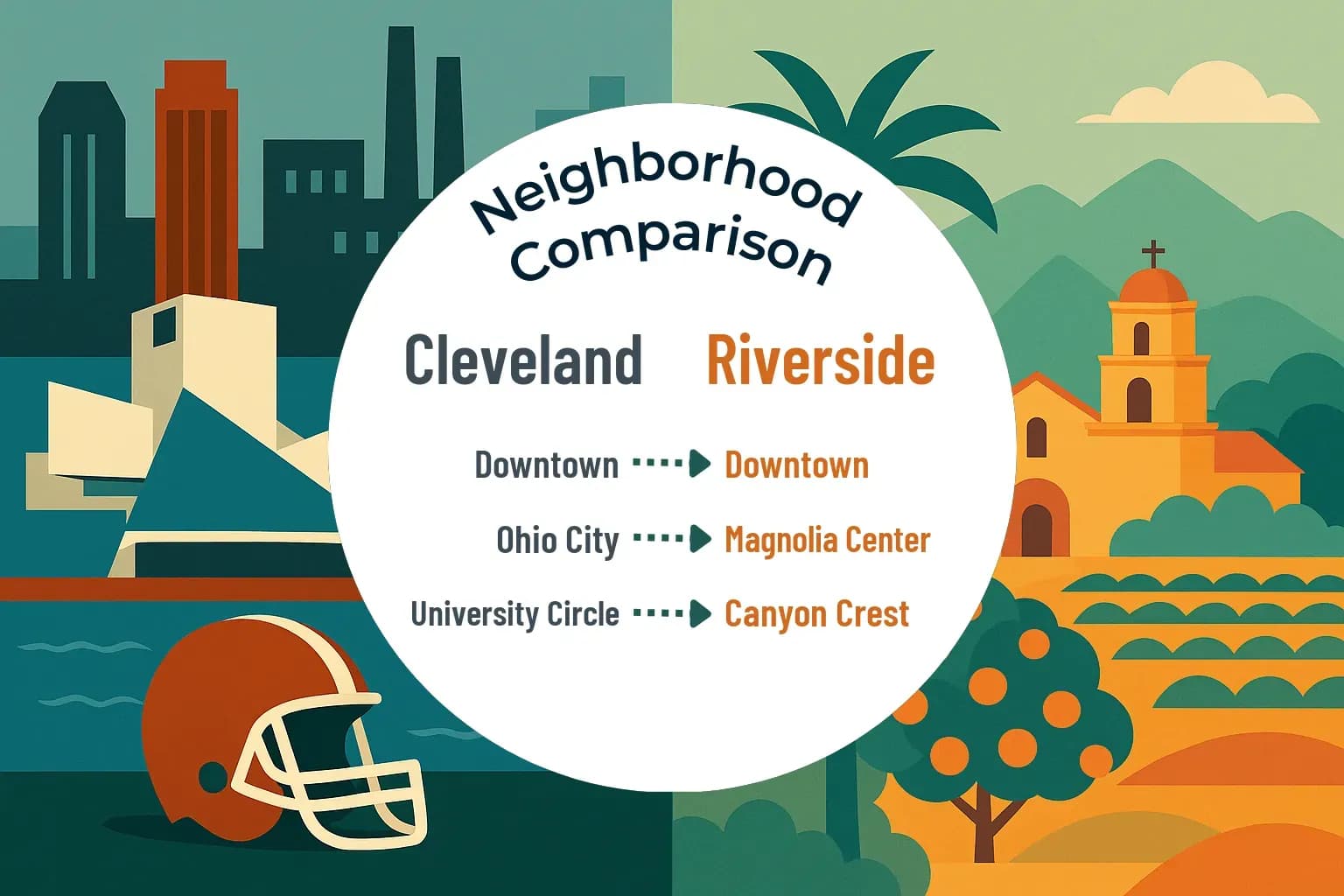 Cleveland vs Riverside Neighborhood Comparison