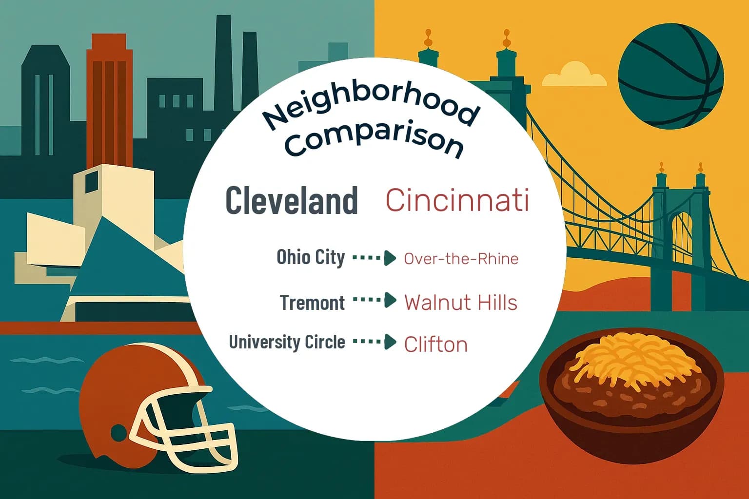 Cleveland vs Cincinnati Neighborhood Comparison