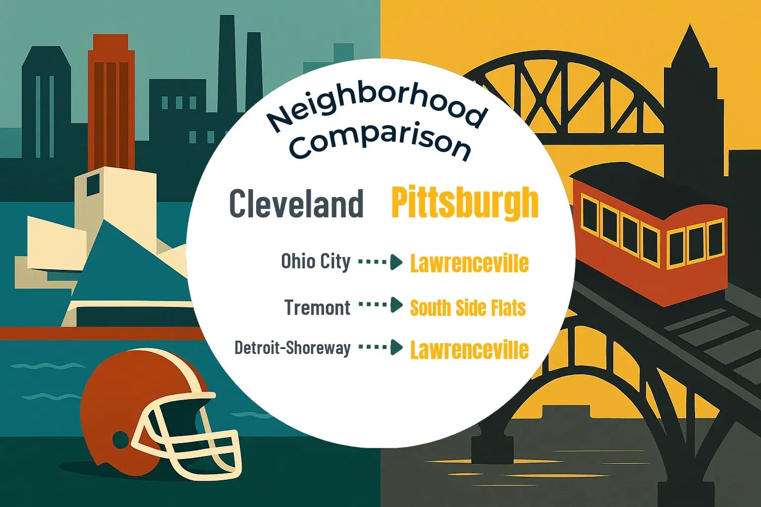Cleveland vs Pittsburgh Neighborhood Comparison