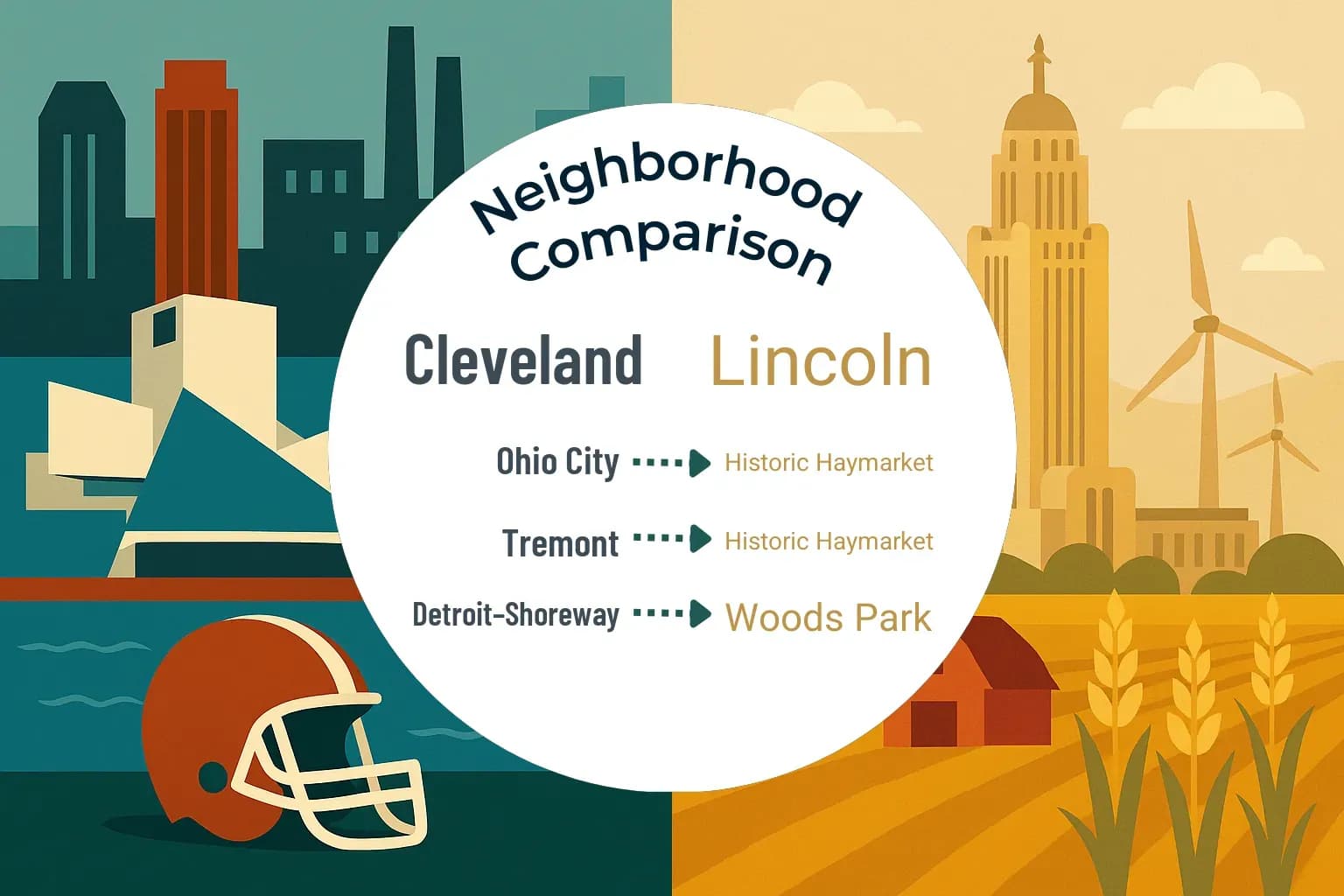 Cleveland vs Lincoln Neighborhood Comparison